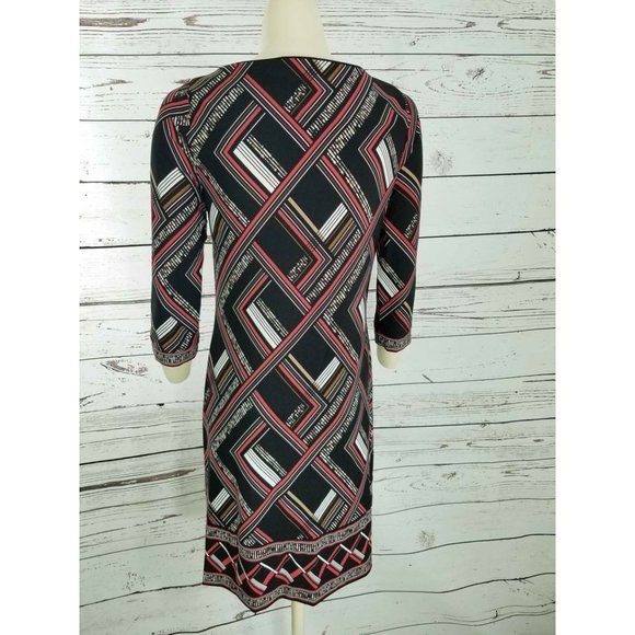 WHITE HOUSE BLACK MARKET Dress Geometric S - Picture 3 of 7